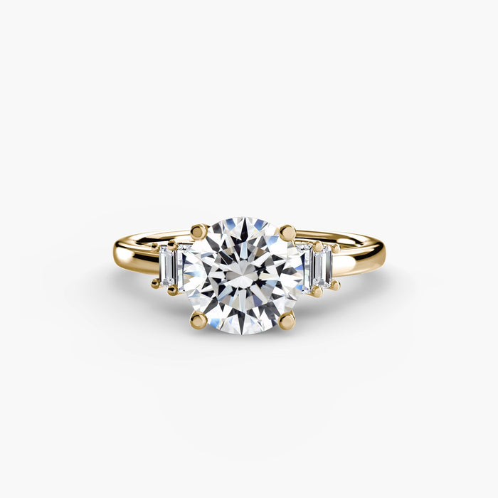 Baguette Accent Solitaire - MIMUKA