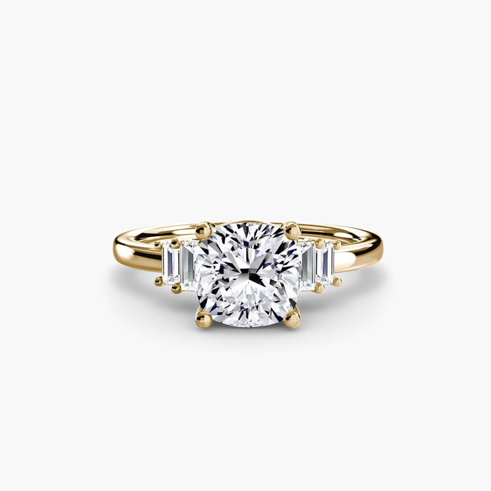 Baguette Accent Solitaire - MIMUKA