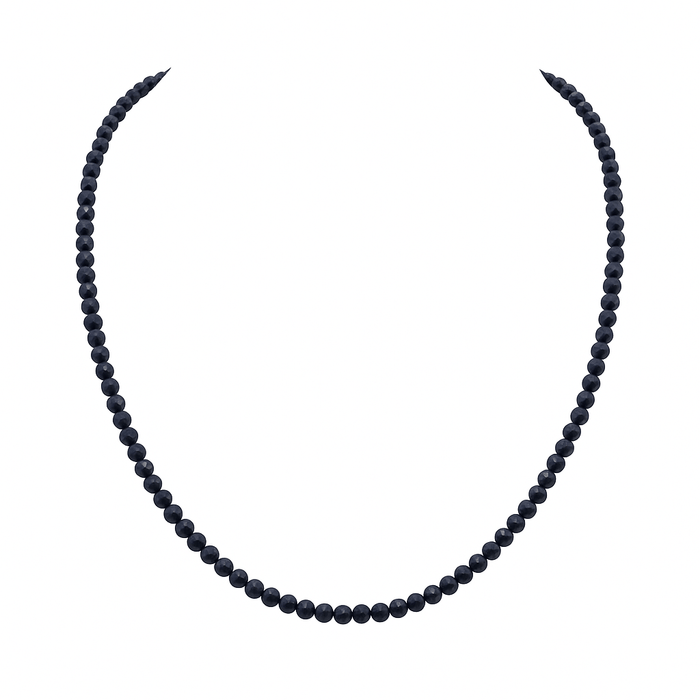 Collar de Piedras Preciosas, Rubí, Zafiro, Esmeralda, Amatista, 45 cm, Cierre Mosquetón, Ajustable - MIMUKA