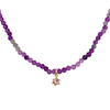 Necklace crafted from natural gemstones and fine 18K yellow gold. - MIMUKA