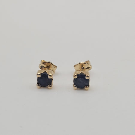 Pendientes Zafiros y Oro 18K - MIMUKA