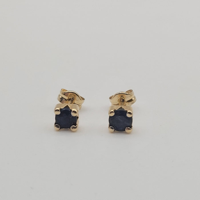 Pendientes Zafiros y Oro 18K - MIMUKA