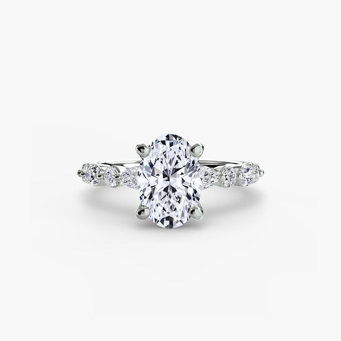Solitaire with Eternity Pavé 2 - MIMUKA