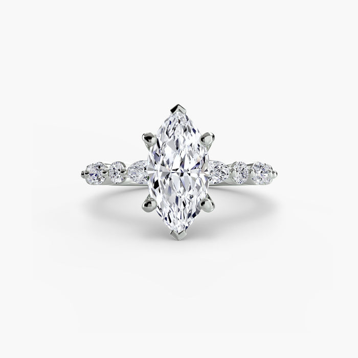 Solitaire with Eternity Pavé 2 - MIMUKA