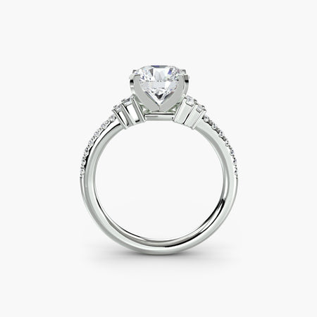 Solitaire with Pavé 4 - MIMUKA