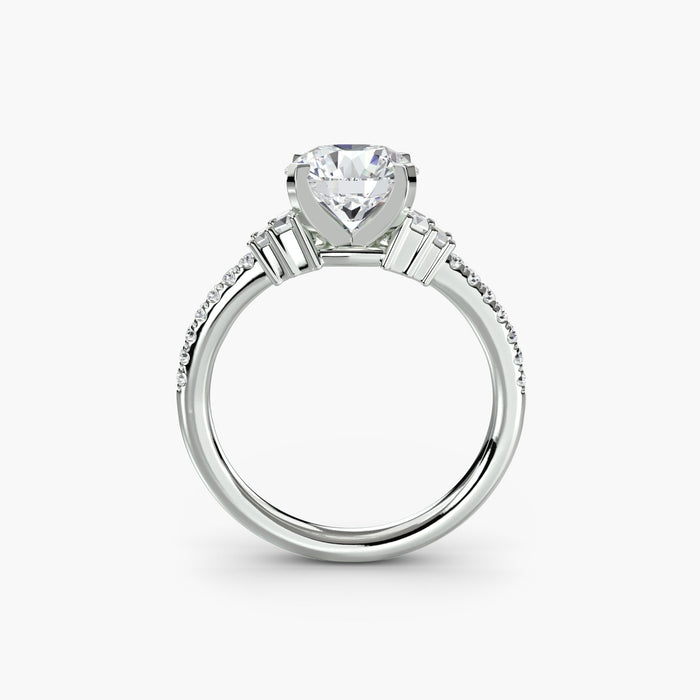Solitaire with Pavé 4 - MIMUKA