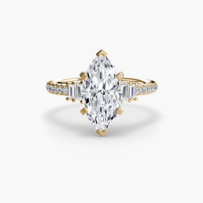 Solitaire with Pavé 4 - MIMUKA