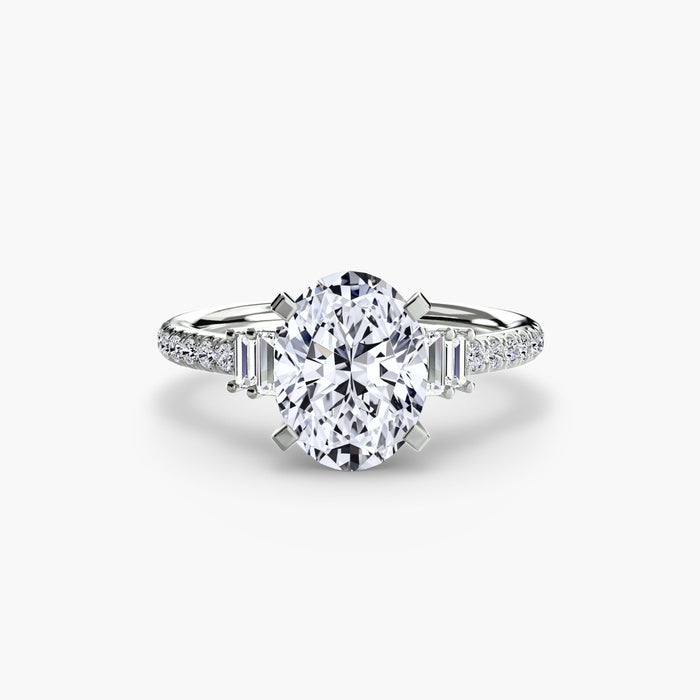 Solitaire with Pavé 4 - MIMUKA
