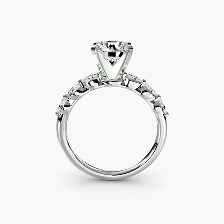 The Floral Accent Solitaire - MIMUKA