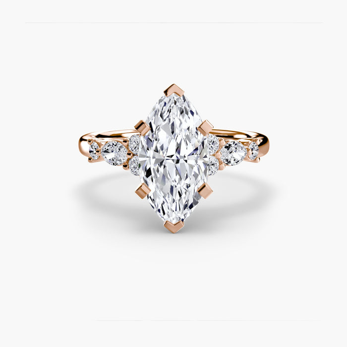 The Floral Accent Solitaire - MIMUKA