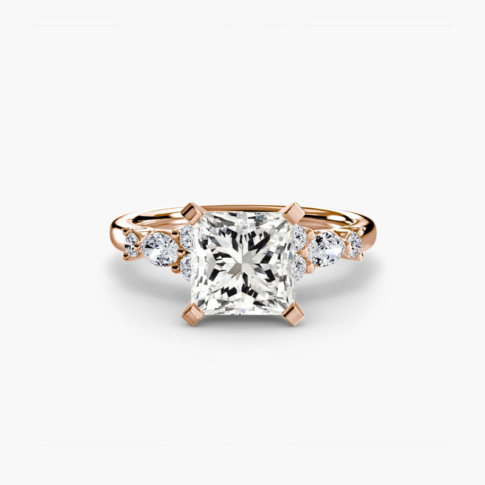 The Floral Accent Solitaire - MIMUKA