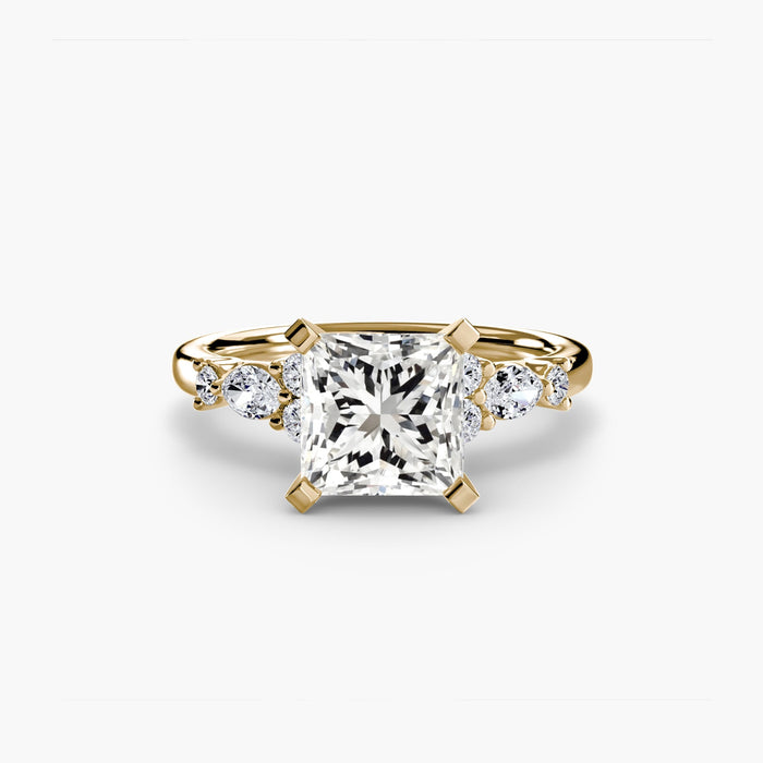 The Floral Accent Solitaire - MIMUKA