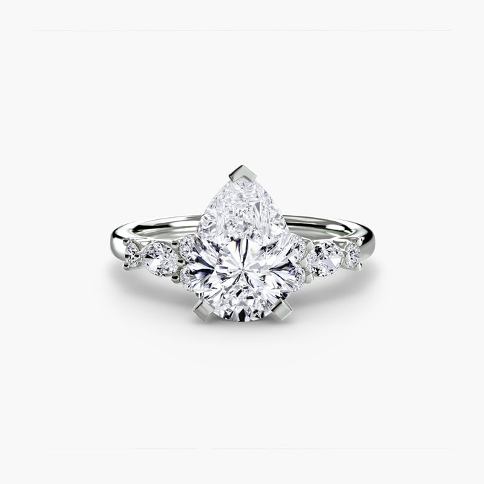 The Floral Accent Solitaire - MIMUKA