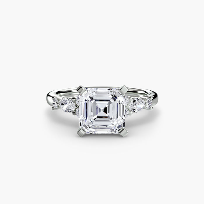 The Floral Accent Solitaire - MIMUKA