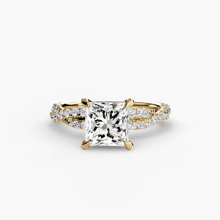 The Twisted Pavé Solitaire - MIMUKA