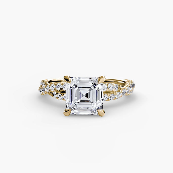 The Twisted Pavé Solitaire - MIMUKA