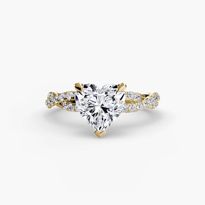 The Twisted Pavé Solitaire - MIMUKA