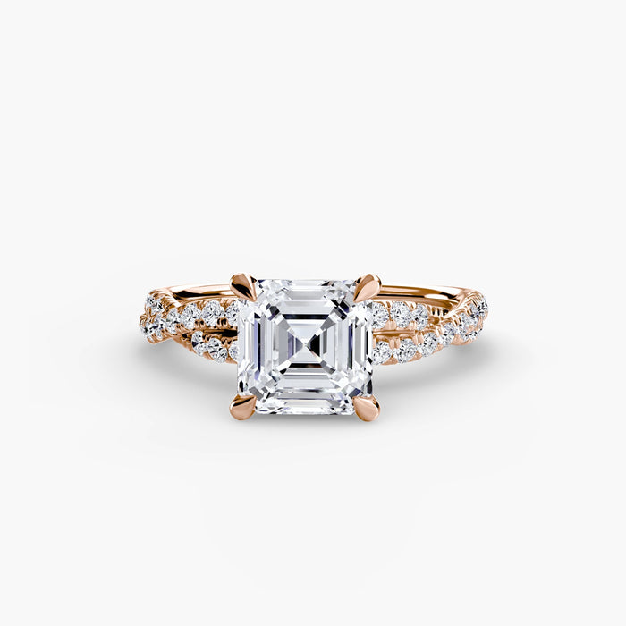 The Twisted Pavé Solitaire - MIMUKA