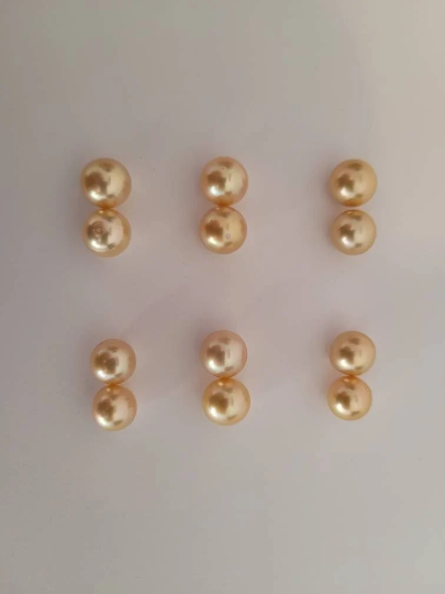 8pcs Loose Golden South Sea Pearls -  The South Sea Pearl