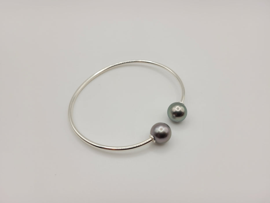 Tahiti Pearls 9-10 mm  AAA Round  Shape Bangle - Only at  The South Sea Pearl