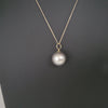 Tahiti Pearl 14 mm Round, 18K Solid Gold |  The South Sea Pearl |  The South Sea Pearl