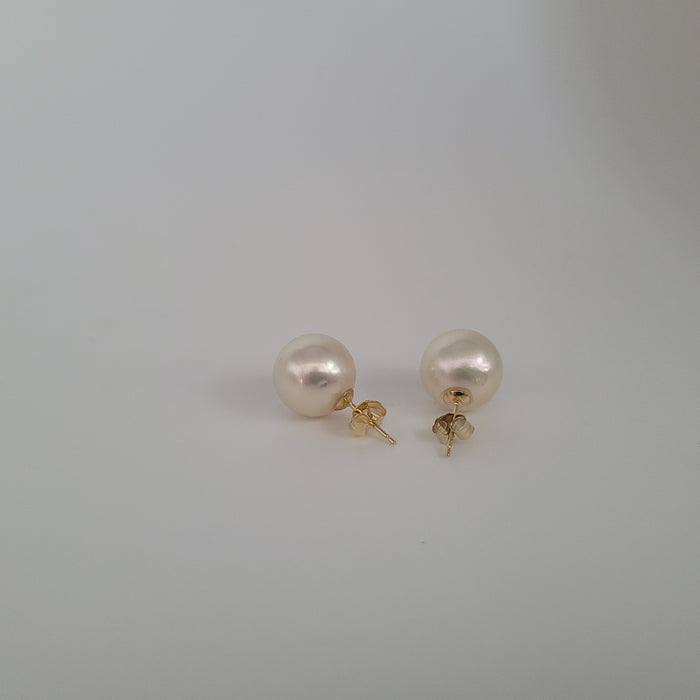 South Sea Pearls 12 mm Round, 18 Karats Gold |  The South Sea Pearl |  The South Sea Pearl