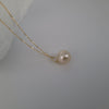 A golden South Sea Pearl 12 mm Pendant |  The South Sea Pearl |  The South Sea Pearl