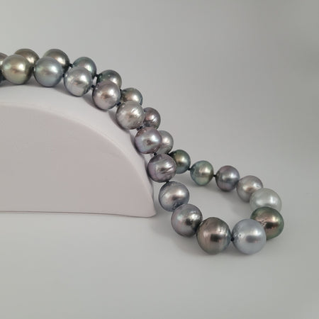 Tahiti Pearl Necklace Natural multicolor 10-11 mm |  The South Sea Pearl |  The South Sea Pearl