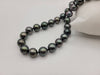 Tahitian Pearl Necklace 10-11 mm Round Natural Color, 18 Karat Solid Gold Clasp - Only at  The South Sea Pearl