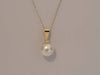 18K Akoya Pearl Pendant, Round AAA 18 Karats Solid Gold, Pendant Necklace -  The South Sea Pearl