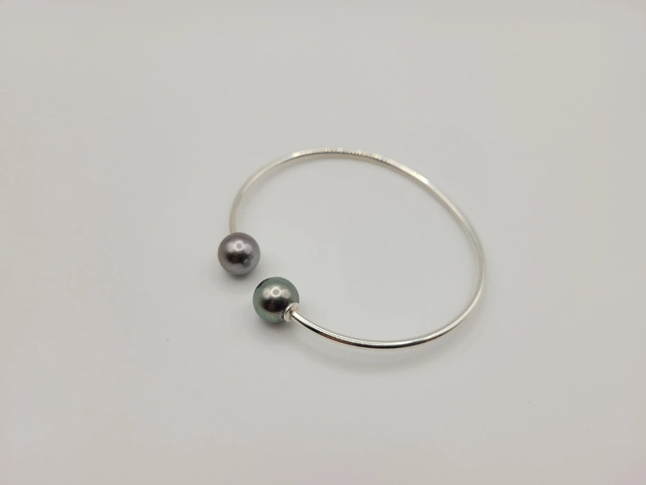 Tahiti Pearls 9-10 mm  AAA Round  Shape Bangle - Only at  The South Sea Pearl