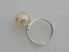 Deep Golden South Sea Pearl Ring, 10 mm, Natural Color & Luster The South Sea Pearl