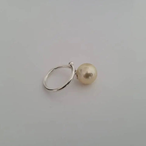 Golden South Sea Pearl 11.80 mm Round AAA (Pinctada maxima) - Only at The South Sea Pearl