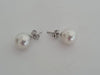 South Sea Pearl Earrings, Sizes from 9 to 11mm, Manufactured in 925 mls Silver -  The South Sea Pearl