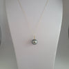 Tahiti Pearl Pendant 12 mm Natural Color, 18 Karat Gold |  The South Sea Pearl |  The South Sea Pearl