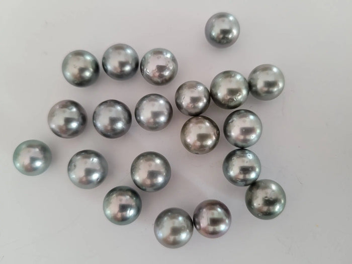 Perle sciolte Tahiti 9 mm pavone
