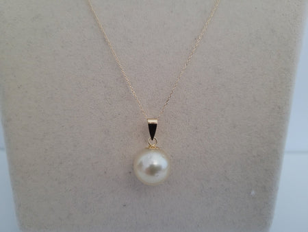 Golden South Sea Pearl 12 mm Round, Natural Golden Color - Only at  The South Sea Pearl