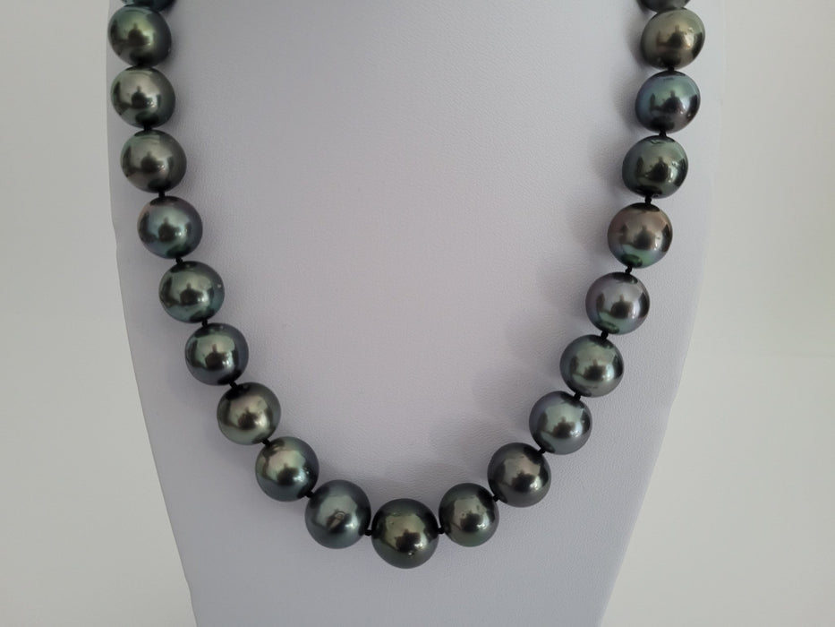 Tahiti Pearl Necklace 12-15 mm Natural Color and High Luster - Only at  The South Sea Pearl