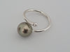 Tahiti Pearl Ring 10 mm Round Natural Color AAA Quality | The South Sea Pearl |  The South Sea Pearl