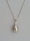 Tahiti Pearl Peacock Color AAA Long Tear-Drop - Only at  The South Sea Pearl