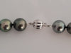 Tahiti Pearls 10-11 mm Round High Luster and Orient, 18 Karat White Gold Clasp. - Only at  The South Sea Pearl