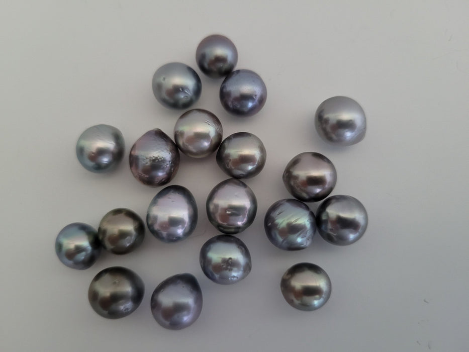 Wholesale Lot Tahiti Pearl 9-10 mm AA Natural Color - Only at  The South Sea Pearl