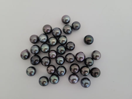 Wholesale Lot Tahiti Pearls 9-10 mm AAA Natural Color - Only at  The South Sea Pearl